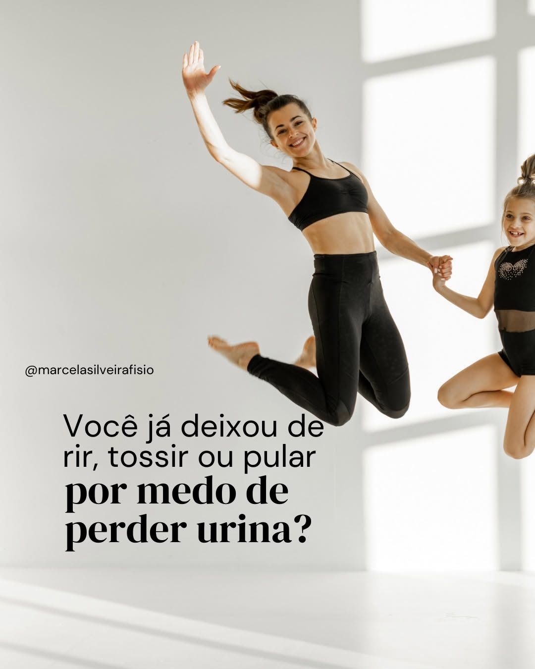 Post do Instagram: você já deixou de rir, tossir ou pular por medo de perder urina?